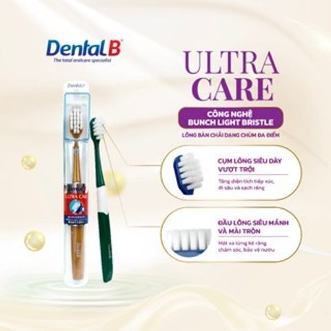 Combo 2 Bàn Chải Đánh Răng Dental B Cao Cấp Siêu Mềm - Chống Viêm Lợi, Sạch Mảng Bám, Hơi Thở Thơm Mát