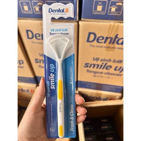 Dụng Cụ Cạo Lưỡi Dental B Smile Up - Combo 2 Chiếc Giúp Vệ Sinh Răng Miệng Hiệu Quả và Đơn Giản