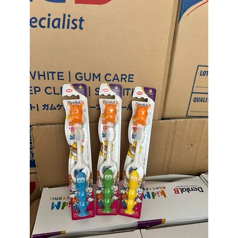 Bàn Chải Đánh Răng Trẻ Em Dental B Kid M - Công Nghệ Nano Silver Ag+, Đầu Mềm, Thiết Kế Hợp Khoa Học, Sạch Sẽ, Nhiều Màu Sắc
