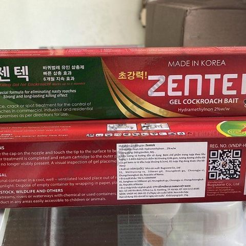 ZENTEK Gel Diệt Gián Đức - Bait 35g Nhập Khẩu Hàn Quốc, Hiệu Quả Cao, An Toàn Cho Gia Đình và Môi Trường