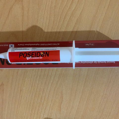 Gel Diệt Gián Poseidon Chính Hãng Hàn Quốc 35g - Bả Diệt Gián Hiệu Quả, An Toàn, Dễ Sử Dụng cho Gia Đình và Y Tế
