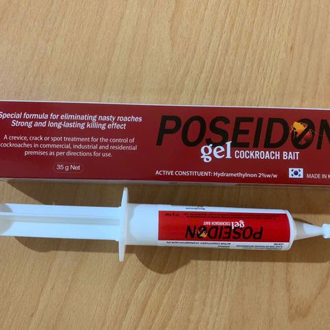 Gel Diệt Gián Poseidon Chính Hãng Hàn Quốc 35g - Bả Diệt Gián Hiệu Quả, An Toàn, Dễ Sử Dụng cho Gia Đình và Y Tế