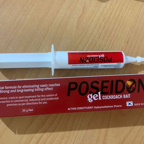 Gel Diệt Gián Poseidon Chính Hãng Hàn Quốc 35g - Bả Diệt Gián Hiệu Quả, An Toàn, Dễ Sử Dụng cho Gia Đình và Y Tế