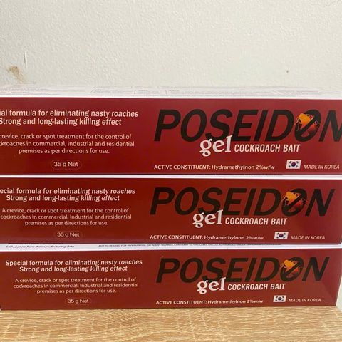 Gel Diệt Gián Poseidon Chính Hãng Hàn Quốc 35g - Bả Diệt Gián Hiệu Quả, An Toàn, Dễ Sử Dụng cho Gia Đình và Y Tế