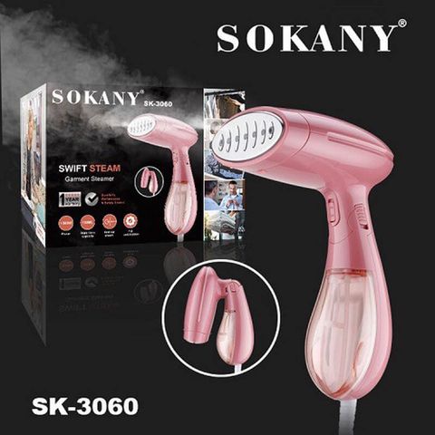 Bàn là hơi nước Sokany SK-3060 - Thiết bị làm phẳng quần áo mạnh mẽ, 2200W, thân thiện và an toàn cho mọi gia đình