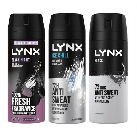 Xịt Khử Mùi Toàn Thân Lynx Black Night 165ml - Hương Bạc Hà Mát Lạnh, Ngăn Mồ Hôi Lên Đến 48 Giờ, Vệ Sinh Cá Nhân Nam