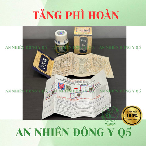 Tăng Phì Hoàn Ceng Fui Yen - Thực Phẩm Chức Năng Hỗ Trợ Tăng Cân, Ngủ Ngon, Cải Thiện Sức Khỏe, Hộp 30 Viên