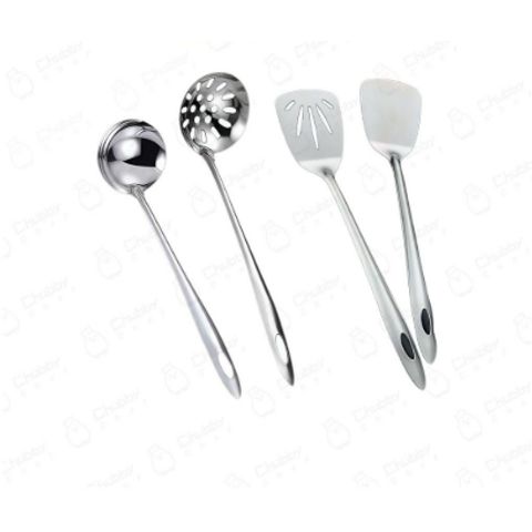 Vá và Sạn Nấu Ăn Inox Cao Cấp TVKITCHEN - Dụng Cụ Bếp Thông Minh, Tiện Dụng, Chất Lượng Chính Hãng (TV1462)