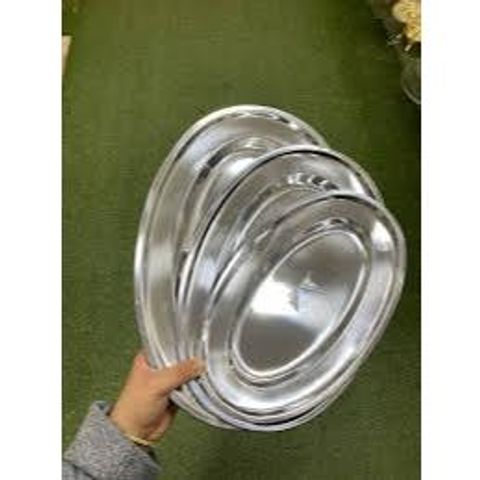 Dĩa Oval Sâu Cao Cấp Inox 45x26cm - Đồ Dùng Gia Dụng Nhà Bếp Chất Lượng Cao - TVKITCHEN (TV1474)