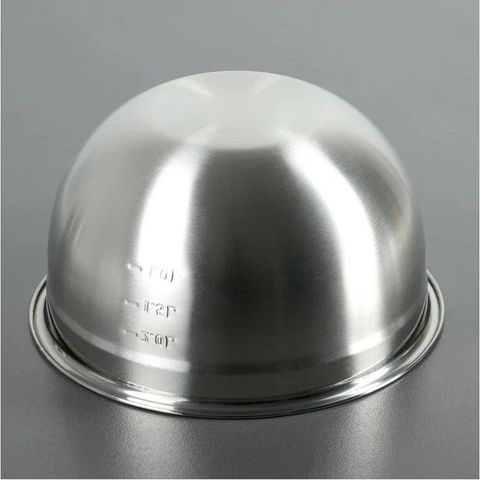 Thau Trộn Inox Chia Vạch 25cm - Dụng Cụ Nhà Bếp Cao Cấp TVKITCHEN - Đa Dạng Kích Thước, Chất Liệu Bền Bỉ (TV1477)