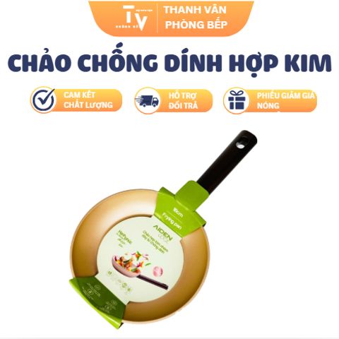 Chảo Chống Dính Hợp Kim Nhôm Đáy Từ Sâu 26CM - Đồ Dùng Bếp Chất Lượng Cao TVKITCHEN (TV1471)