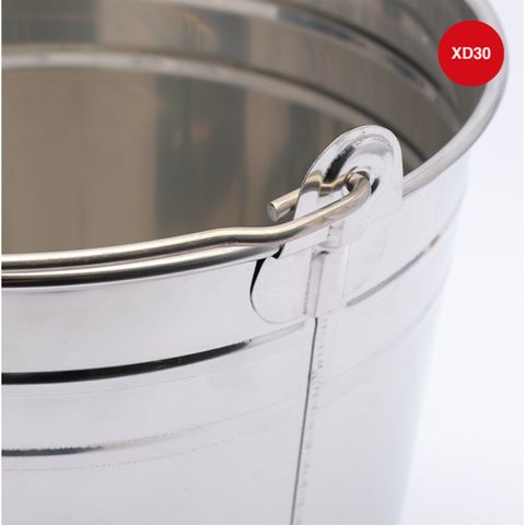Xô Đá Inox Tiện Lợi Chắc Chắn 30x30x15cm - Dụng Cụ Gia Dụng Nhà Bếp Chất Lượng, Hàng Chính Hãng AP (TV1455)