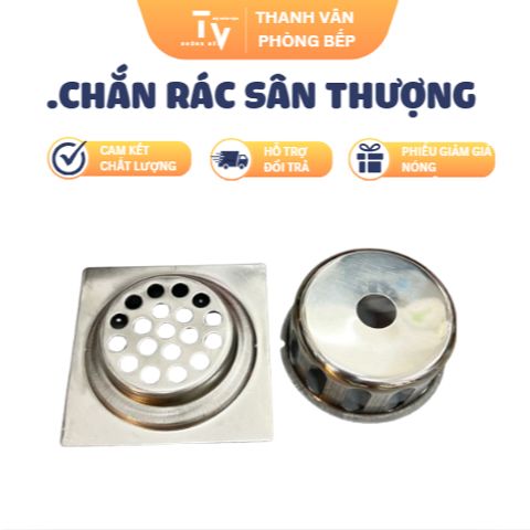 Chắn Rác Sân Thượng Inox Cao Cấp D90-D114 - Thiết Bị Gia Dụng Chất Lượng Từ TVKITCHEN (TV1234)