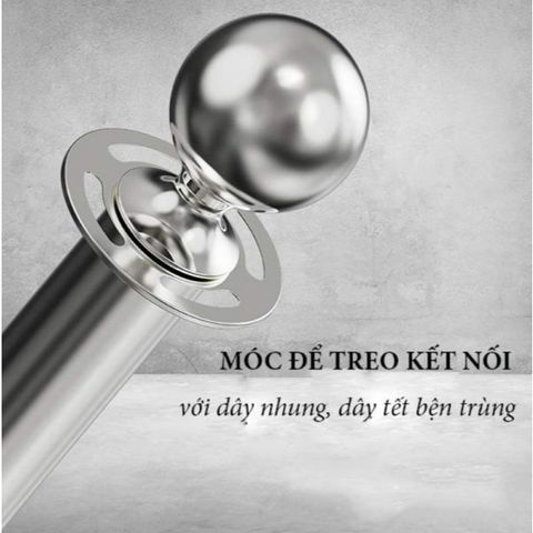 Cột Gác Cổng Inox Rào Chắn Chào Mừng Đa Dạng - Bảo Vệ Sảnh Khách Sạn, 95cm (Không Bao Gồm Dây) (TV1354)