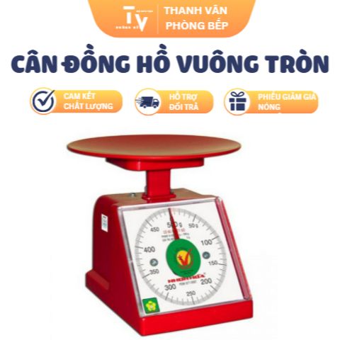 Cân Đồng Hồ Vuông & Tròn 500gr - 30kg - Cân Sức Khỏe Đa Năng, Màu Ngẫu Nhiên - Dụng Cụ Bếp Thông Minh TVKITCHEN (TV1349)