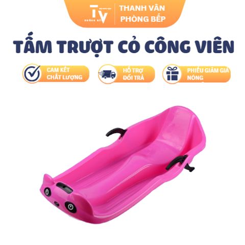 Tấm Trượt Cỏ Công Viên - Đồ Chơi Trẻ Em Thú Vị Cho Giải Trí Ngoài Trời, Chất Liệu Nhựa PE, Kích Thước 100x43x29cm (TV1390)