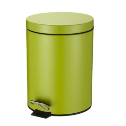 Thùng rác inox đạp chân tròn được làm từ nhựa PVC (TV1391)
