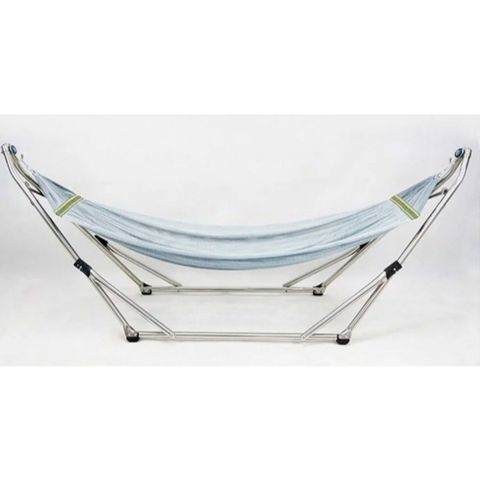 Bộ khung võng relax new + võng lưới 2 lớp loại A cán thép dài 50cm (TV1340)