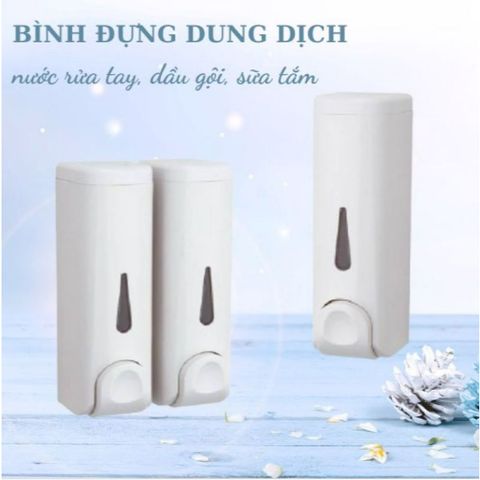 Hộp đựng nước rửa tay và đựng dầu gội bằng nhựa ABS cao cấp (TV1378)