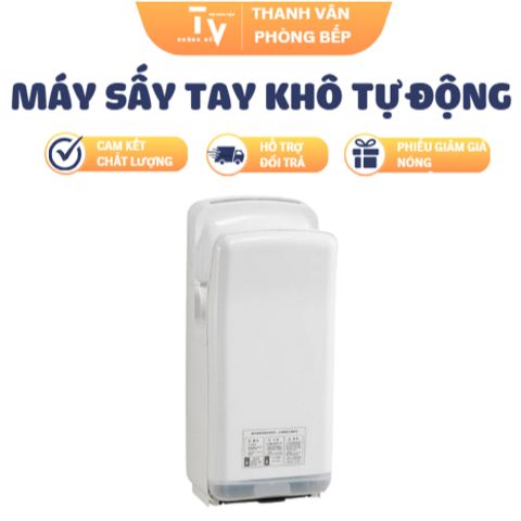 Máy Sấy Tay Khô Tự Động - Thiết Bị Gia Dụng Nhà Bếp Hiện Đại, Tiết Kiệm Thời Gian, Chất Liệu Nhựa Bền Bỉ (TV1383)