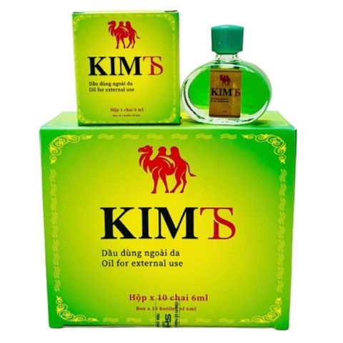 Dầu Gió KIM Lạc Đà 6ml - Sản Phẩm Chăm Sóc Cơ Thể Giúp Giảm Nhức Đầu, Cảm Lạnh, Tăng Cường Sức Khỏe Gia Đình