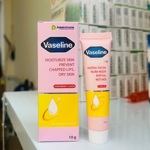 Kem Dưỡng Ẩm Da VASELINE Hương Dâu - Giảm Khô Môi Nứt Nẻ, Dưỡng Chất Thoải Mái Cho Mọi Loại Da