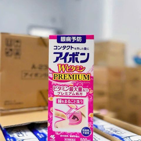 Nước Rửa Mắt Eyebon Kobayashi 500ml - Sản Phẩm Chăm Sóc Mắt Chất Lượng Nhật Bản, Giúp Làm Sạch & Dưỡng Ẩm Đôi Mắt Thoải Mái