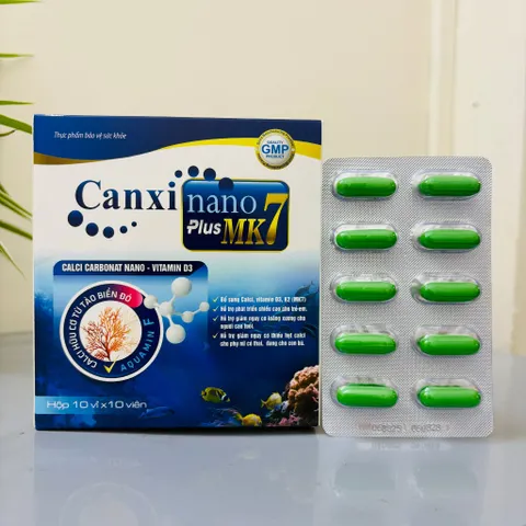 Viên Uống Bổ Sung Canxi D3 MK7 - Hỗ Trợ Phát Triển Xương Cho Bà Bầu, Trẻ Nhỏ, Người Lớn - 100 Viên