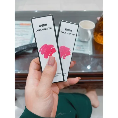 Son Kem Dưỡng Môi Collagen Có Màu - Giảm Thâm, Kích Màu Sau Phun Xăm, Dưỡng Ẩm Mềm Mịn