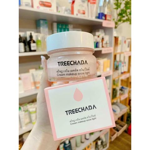 Kem Makeup Tree Chada Thái Lan SPF 50+ - Dưỡng Ẩm, Dưỡng Trắng, Không Gây Bí Lỗ Chân Lông - Sản Phẩm Thay Thế BB Cream, CC Cream