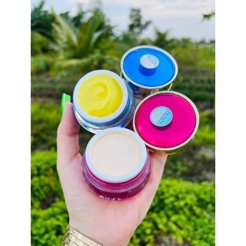 Combo Kem Dưỡng Trắng Da MEIDUZI Xanh Đỏ Ngày Và Đêm - Mờ Thâm Sạm, Nám Mụn 20Gram - Chăm Sóc Da Từ Thiên Nhiên Nhật Bản