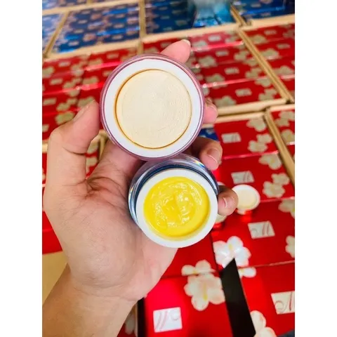 Combo Kem Dưỡng Trắng Da MEIDUZI Xanh Đỏ Ngày Và Đêm - Mờ Thâm Sạm, Nám Mụn 20Gram - Chăm Sóc Da Từ Thiên Nhiên Nhật Bản