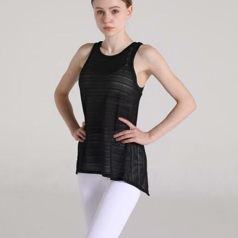 Áo tank top lưới nữ buộc dây phía sau - Phong cách thể thao thời trang, mặc 2 kiểu, mềm mịn, dễ phối các set đồ mùa hè