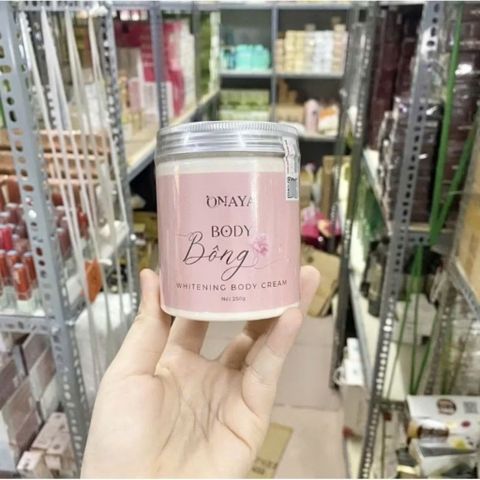 Kem Body Bông Dưỡng Trắng Da ONAYA 240g - Kem Dưỡng Trắng Da Mịn Màng, Chống Nắng và Dưỡng Ẩm Cho Làn Da Rạng Rỡ