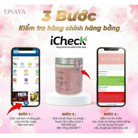 Kem Body Bông Dưỡng Trắng Da ONAYA 240g - Kem Dưỡng Trắng Da Mịn Màng, Chống Nắng và Dưỡng Ẩm Cho Làn Da Rạng Rỡ