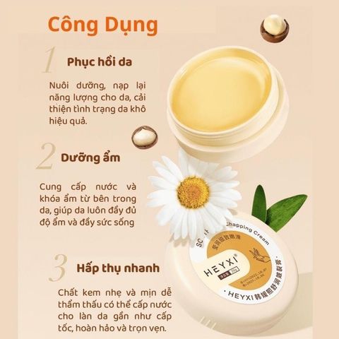 Kem Dưỡng Ẩm Chống Nẻ Da Heyxi 20g - Giúp Phục Hồi, Cấp Nước Cho Da Khô, Nứt Nẻ, Mịn Màng, Khỏe Mạnh