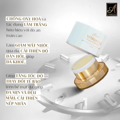 Kem Dưỡng Trắng Da Mờ Thâm Mụn Face Pháp - Dưỡng Ẩm, Làm Trắng, Tái Tạo Da Mặt Hiệu Quả từ A COSMETICS