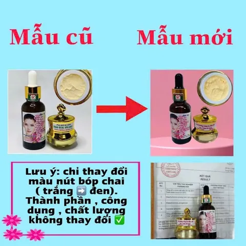 Combo Tái Tạo Da Xuất Sứ Việt Nam - Bộ Kem Chăm Sóc Da Chống Nám, Mụn, Tàn Nhang, Giúp Da Căng Bóng, Mịn Màng