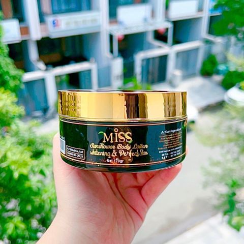 Kem Body Miss Thái Lan 170g - Dưỡng Trắng Da, Chống Nắng, Cấp Ẩm và Bổ Sung Collagen Chính Hãng