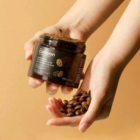 Tẩy Da Chết Body Cà Phê Đăk Lắk CooCoon - Sản Phẩm Chăm Sóc Da Thiên Nhiên 200g, Giúp Da Mềm Mịn và Sáng Màu