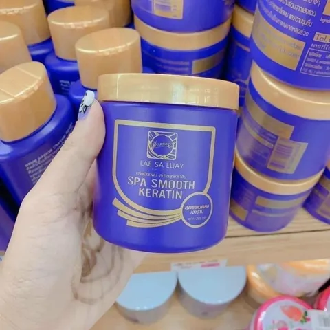 Ủ tóc lụa Lae Sa Luay Collagen Thái lan hũ tím 250ml