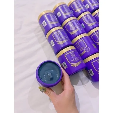 Ủ tóc lụa Lae Sa Luay Collagen Thái lan hũ tím 250ml
