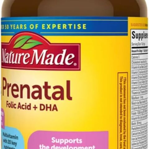 Viên uống bổ bầu Prenatal Nature Made 150 viên - Vitamin và khoáng chất cho mẹ và bé, Hỗ trợ phát triển não bộ và sức khỏe thai kỳ
