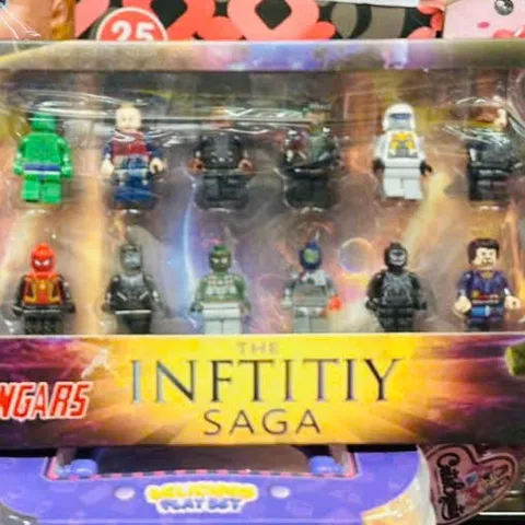 Bộ đồ chơi mô hình 24 nhân vật Avengers Infinity SAGA 2801 - Quà tặng lý tưởng cho fan Marvel và trẻ em yêu thích siêu anh hùng