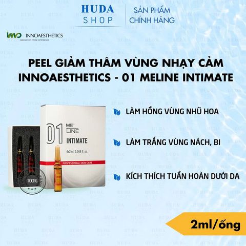 Innoaesthetics Intimate 01 MELINE INTIMATE - Tinh chất làm hồng và giảm thâm da nhạy cảm, hiệu quả rõ rệt chỉ sau vài lần sử dụng