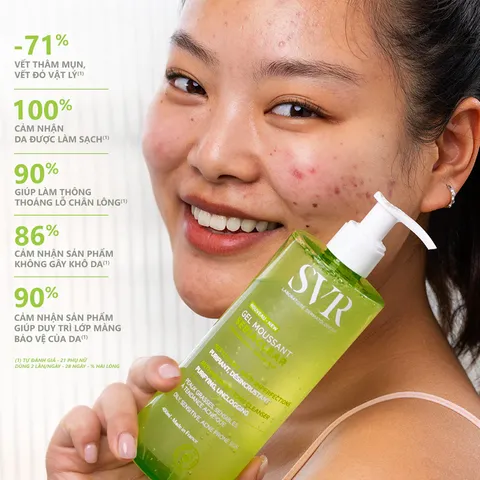 Sữa Rửa Mặt Gel SVR 400ml - Không Chứa Xà Phòng, Làm Sạch Dịu Nhẹ & Dưỡng Ẩm An Toàn Cho Da Nhạy Cảm, Trẻ Sơ Sinh