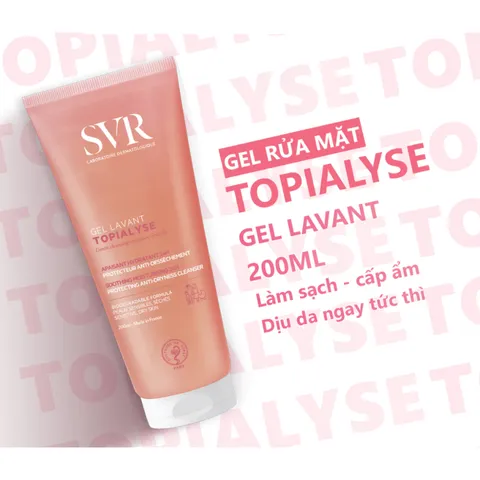 Sữa Rửa Mặt Dạng Gel SVR Không Chứa Xà Phòng 200ml – Làm Sạch Dịu Nhẹ Cho Da Dầu Mụn & Nhạy Cảm