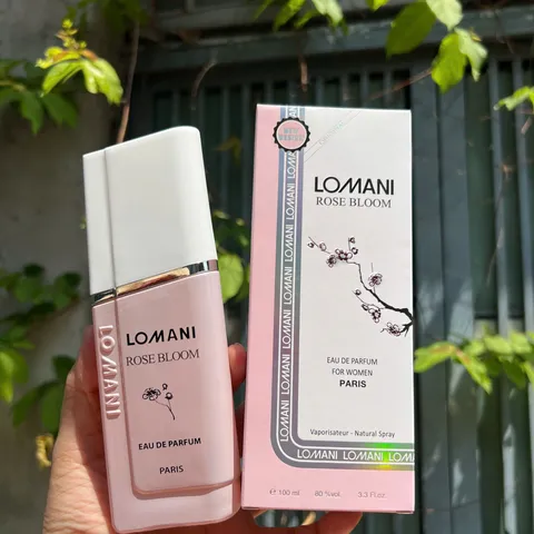 Nước hoa nữ Lomani Rose Bloom 100ml - Eau De Parfum Pháp, Hương Hoa Dịu Dàng, Phong Cách Thanh Lịch cho Hẹn Hò và Dạo Phố