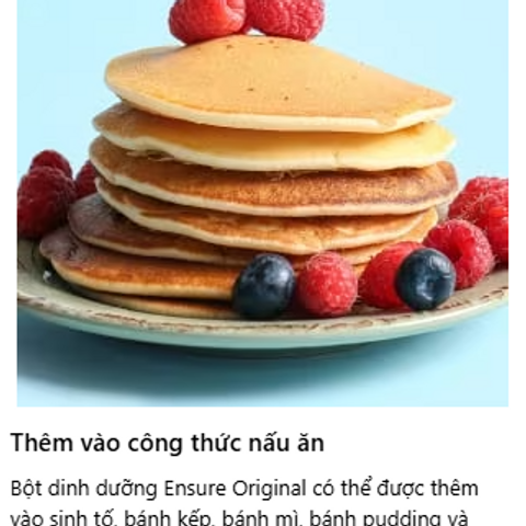 Thùng 6 lon sữa Ensure Mỹ vị vani - Thùng 6x400gr