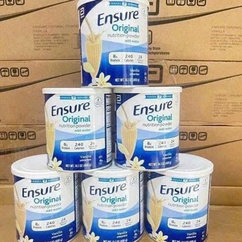 Thùng 6 lon sữa Ensure Mỹ vị vani - Thùng 6x400gr